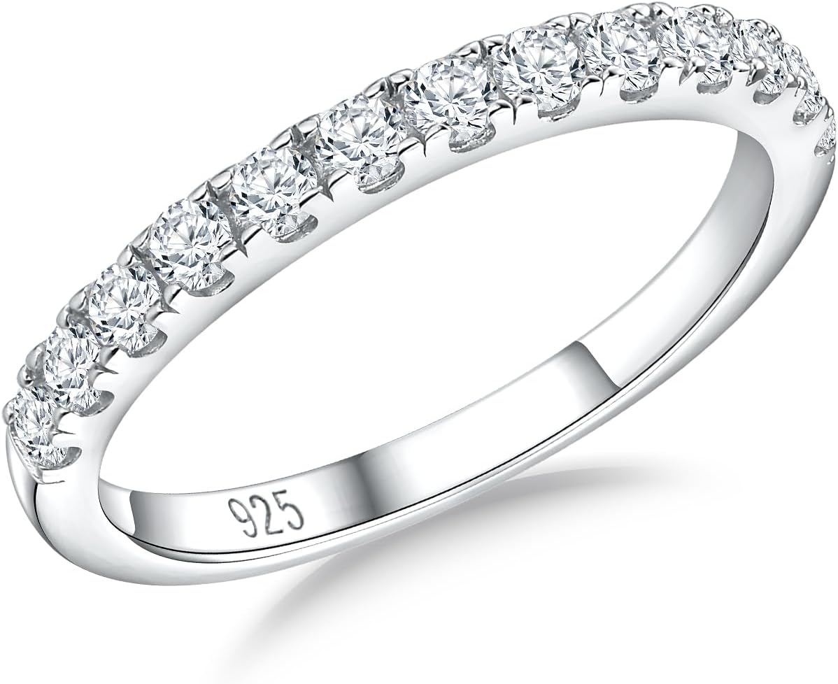 Birthstone Half Eternity Band – view 9