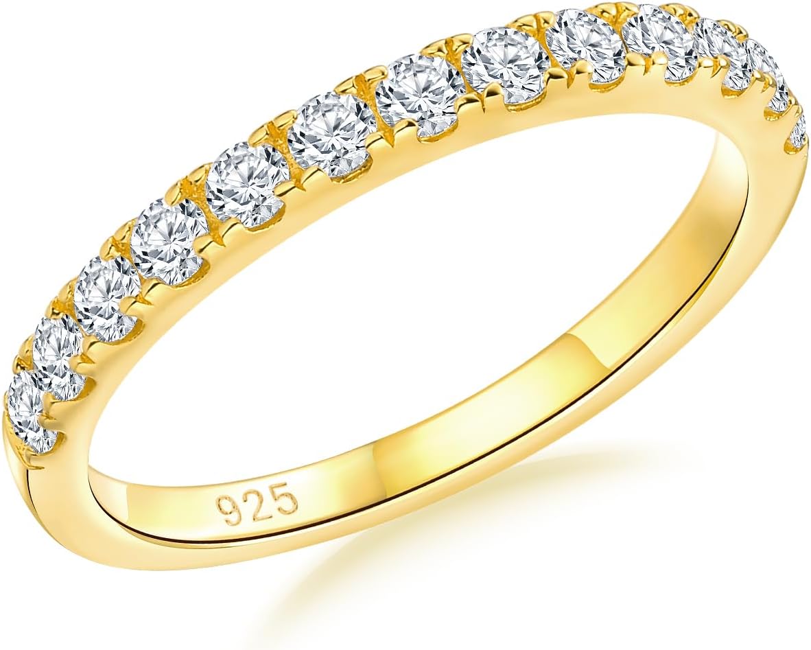 Birthstone Half Eternity Band – view 8