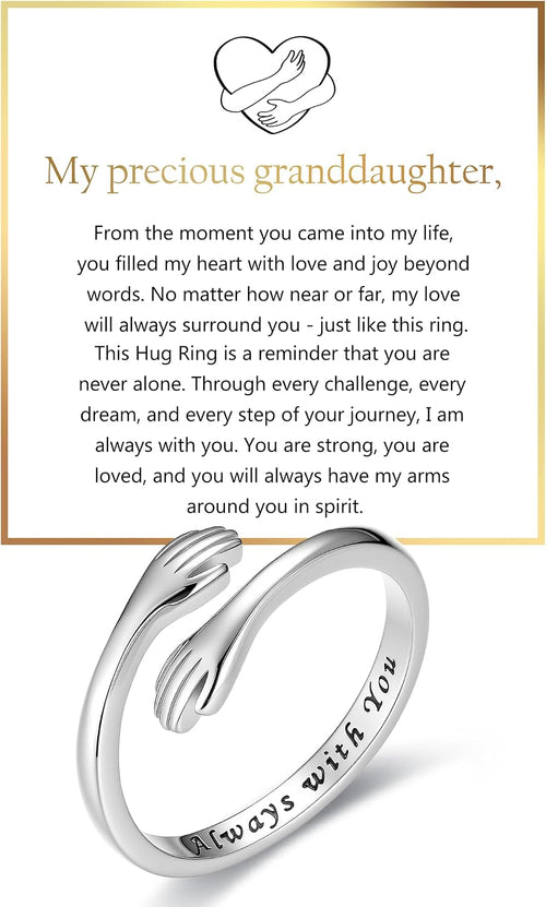Granddaughter and Daughter Hug Ring