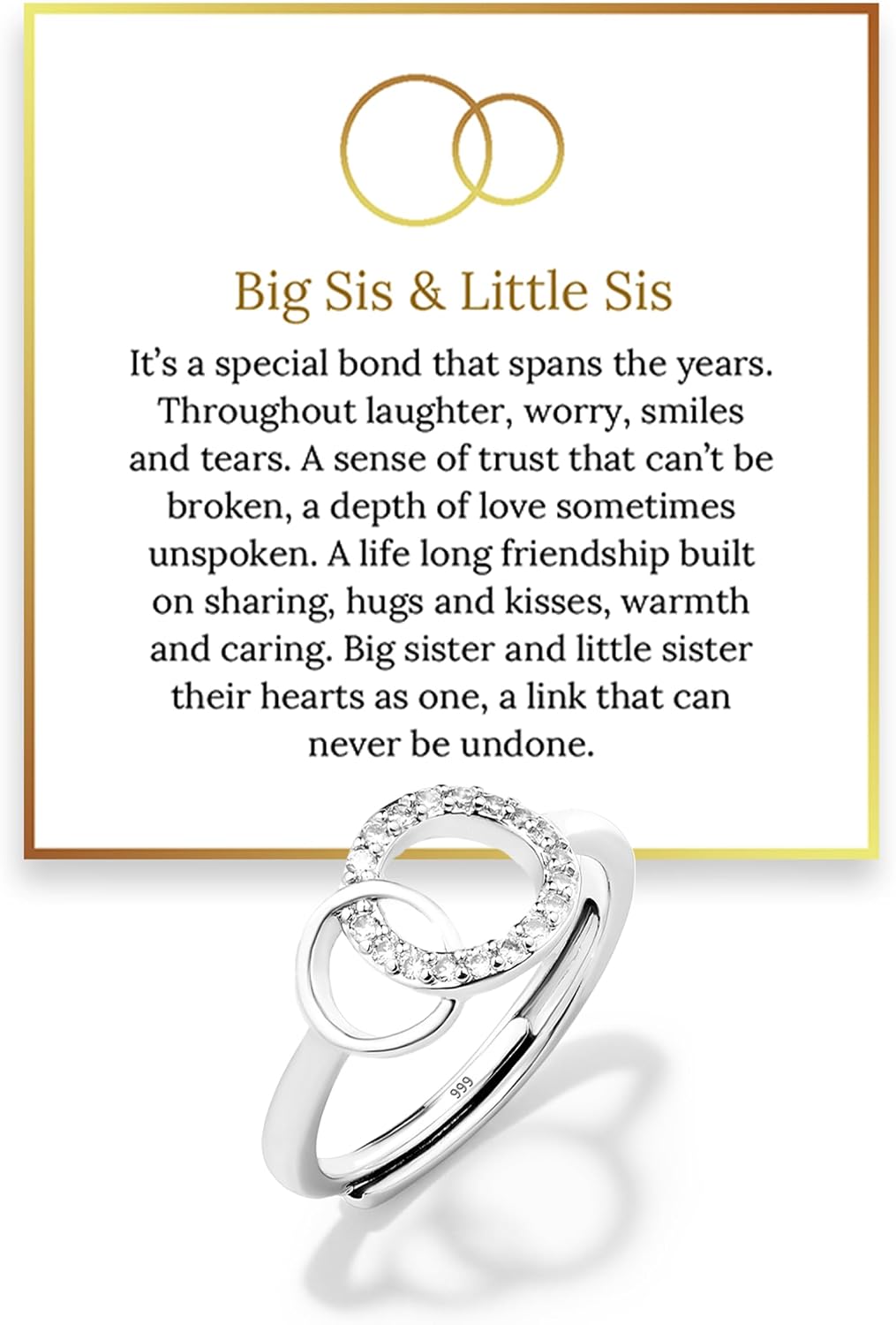Sister's Linked Ring – view 2