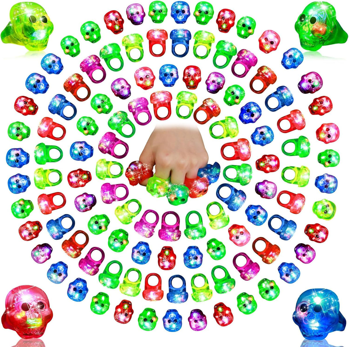 Light Up Party Rings – view 2